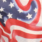 Tech Wear's ECX-500 fabric antistatic ESD fabric with patriotic stars-n-stripes pattern. Stars-n-stripes ECX-500